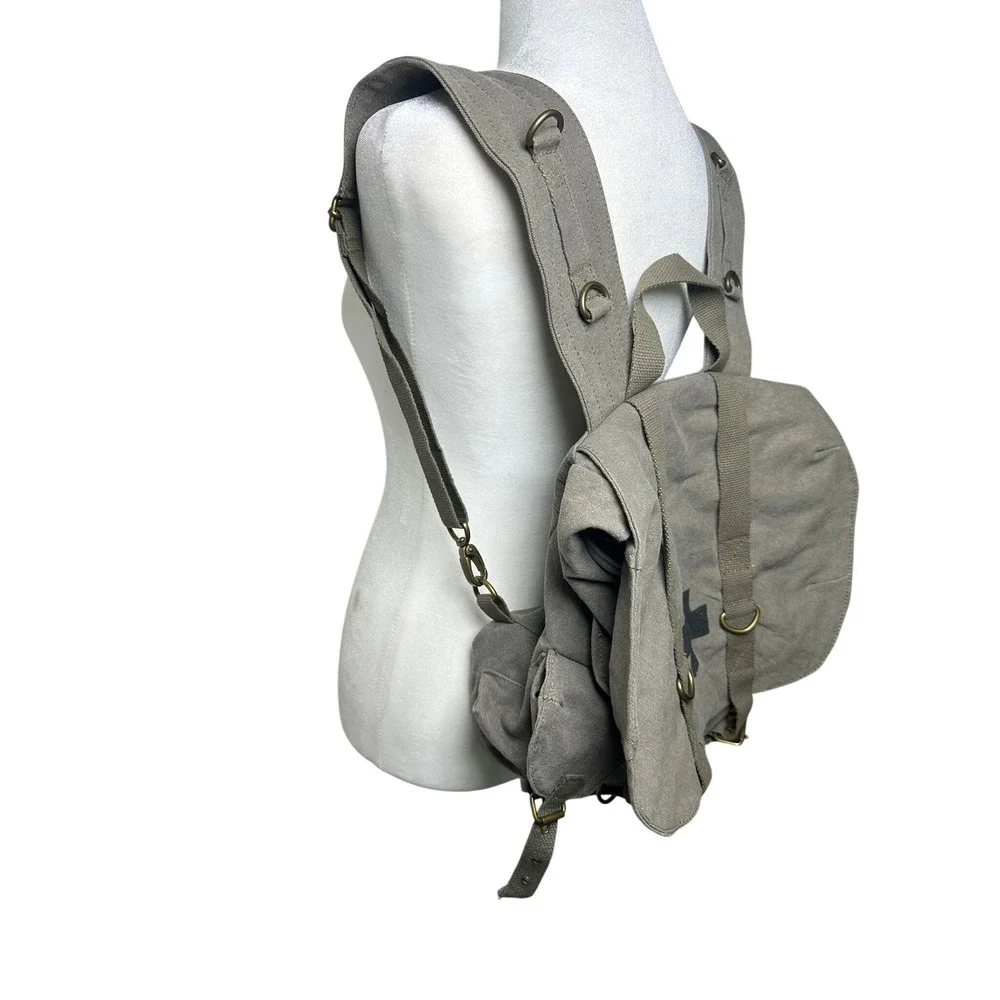 Rothco Backpack Unisex Large Grey Medic Bag Canvas Military Style Rucksack